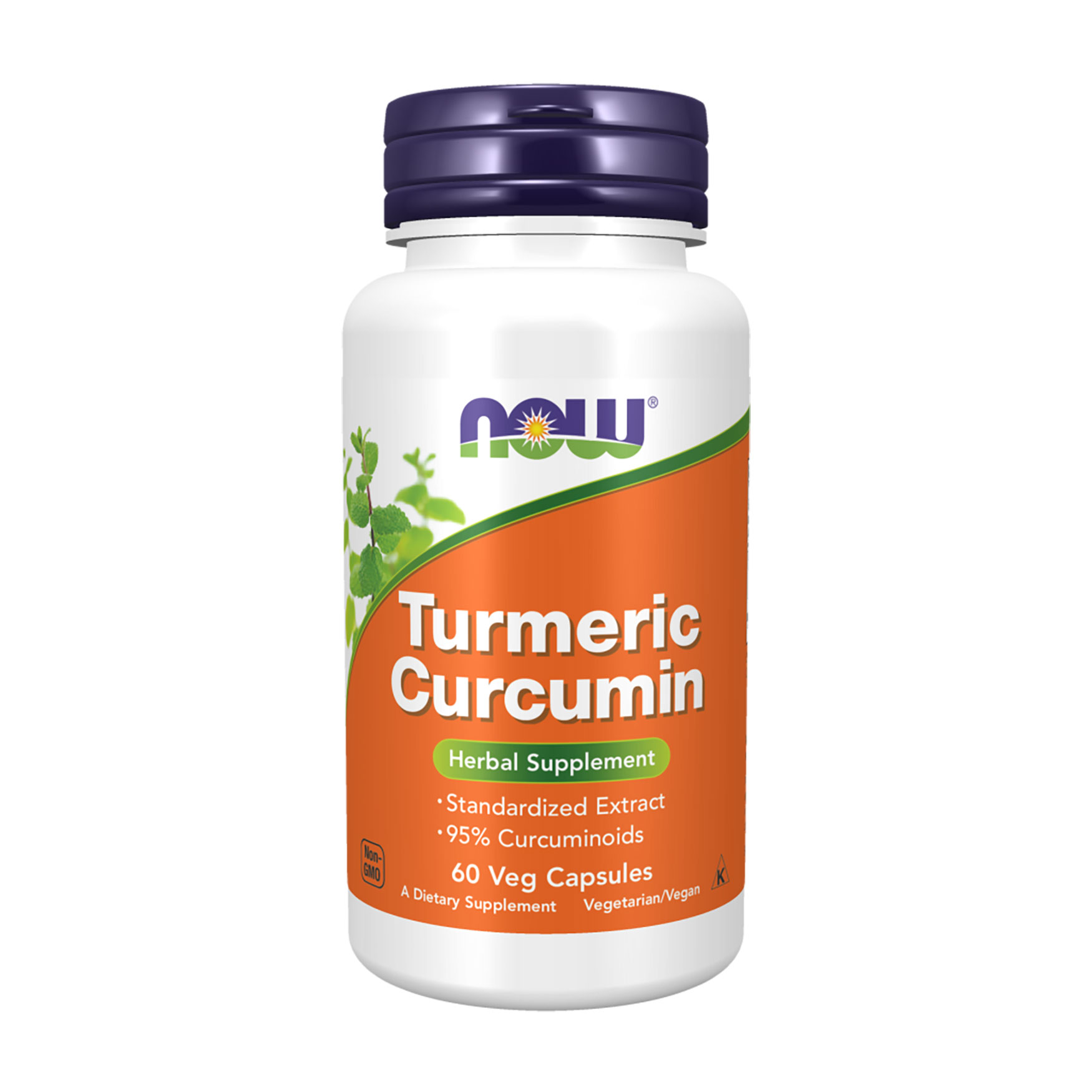 Куркума та куркумін NOW Foods Turmeric Curcumin, 60 капсул